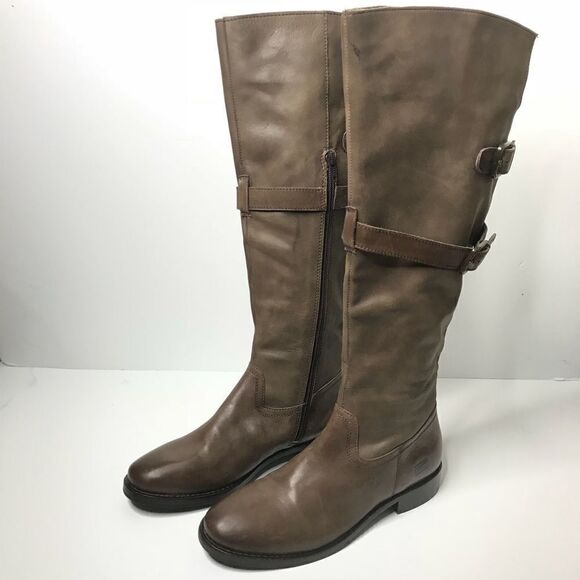 Nico Nerino Eu Sz 37 Brown Leather Riding Boot - Picture 1 of 8